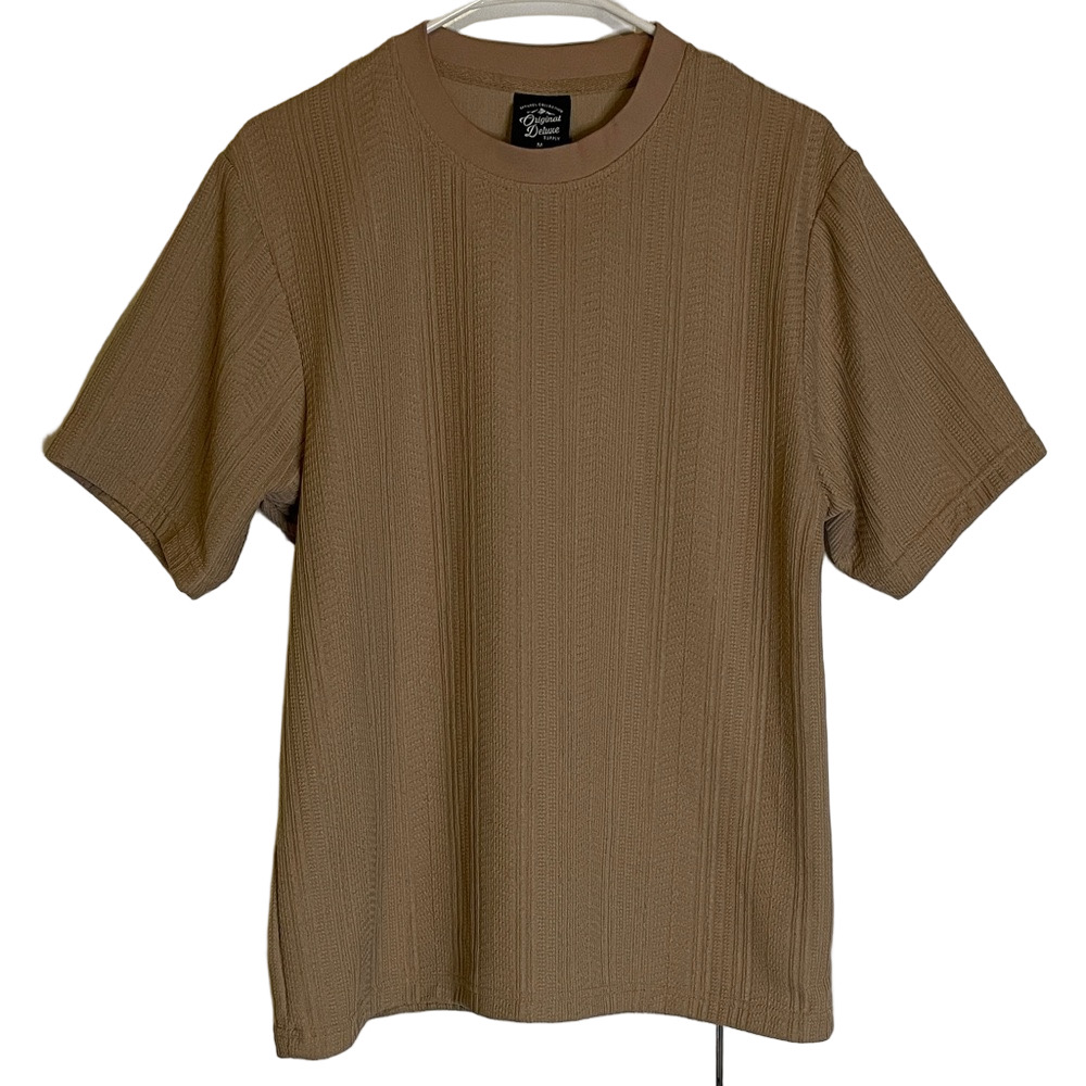 ORIGINAL DELUXE SUPPLY Co. Short Sleeve Tee, Men’s M, Brown